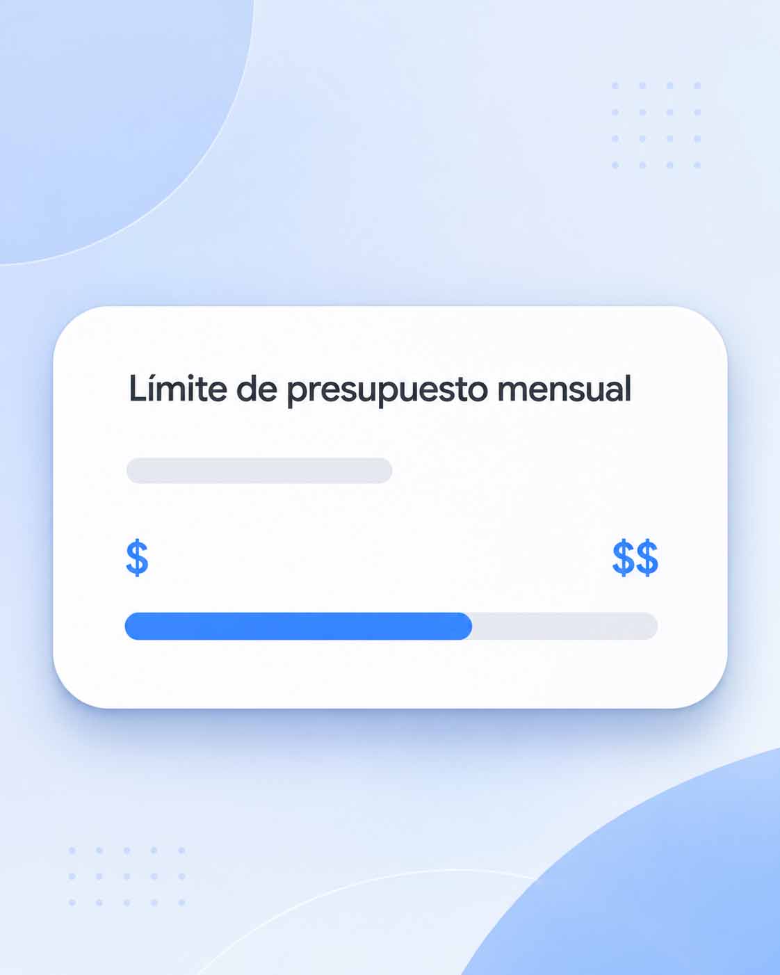 Controla tu presupuesto